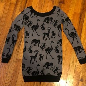 Vintage Betsey Johnson  Animal Sweater